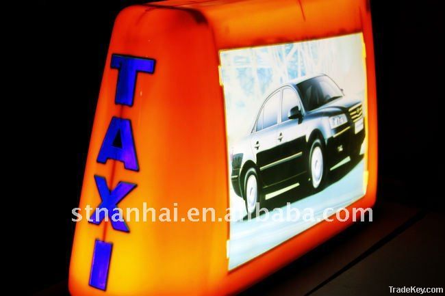 ZHD-TAXI Illuminated taxi outdoor top sign