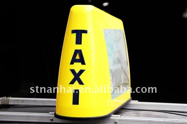 ZHD-TAXI Illuminated taxi outdoor top sign