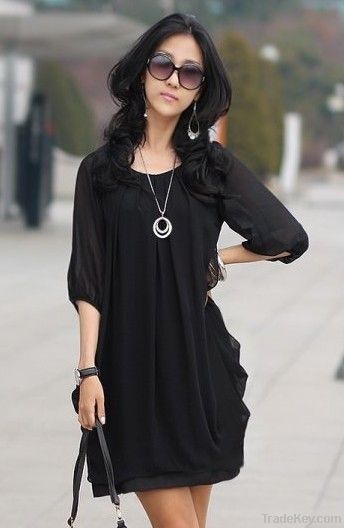 2012 fashion new women chiffion dresses