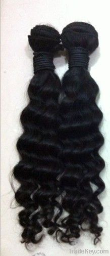 Wholesale human hair Bulk Weft:100% Human hair straight/wave/Curly wig