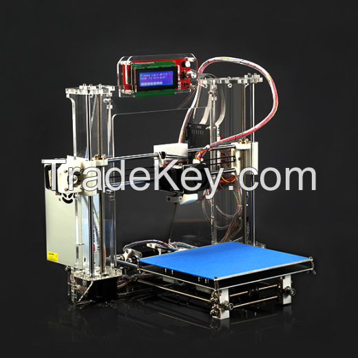 3D Printer Reprap I3 Kit ABS/PLA Rapid Prototype Machine With LCD, FDM(SC-6605S)