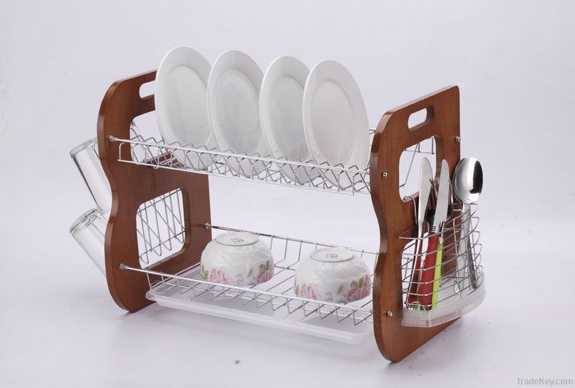 2012 new style square dish rack/drainer, plate rack/holder, kitchen rack