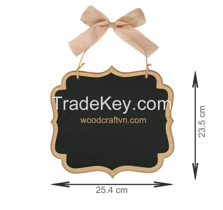 Factory price Decorative MDF chalk board sign