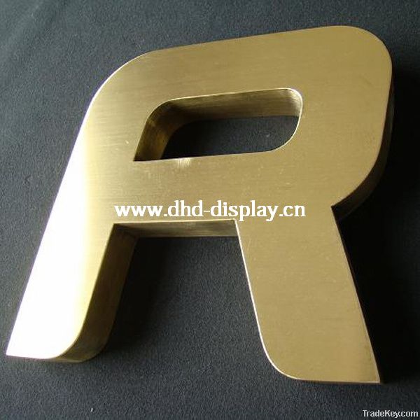 metal letter