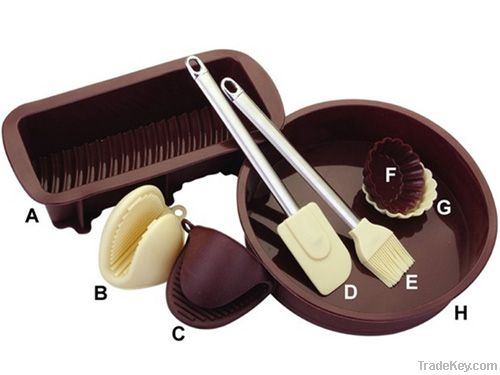 silicone baking set