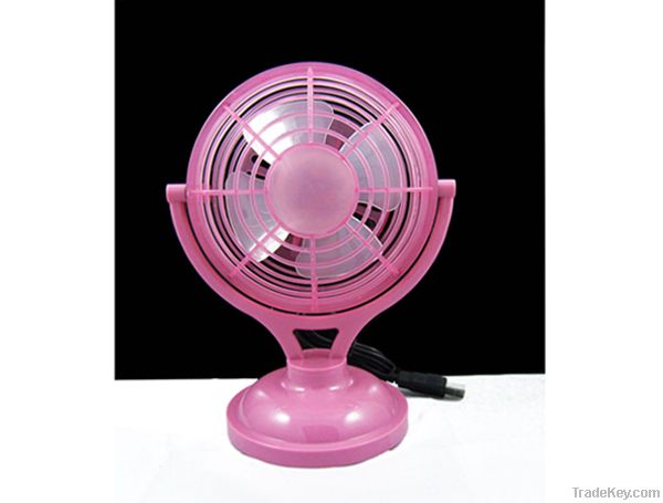 mini portable super mute PC US cooler steel desk fan