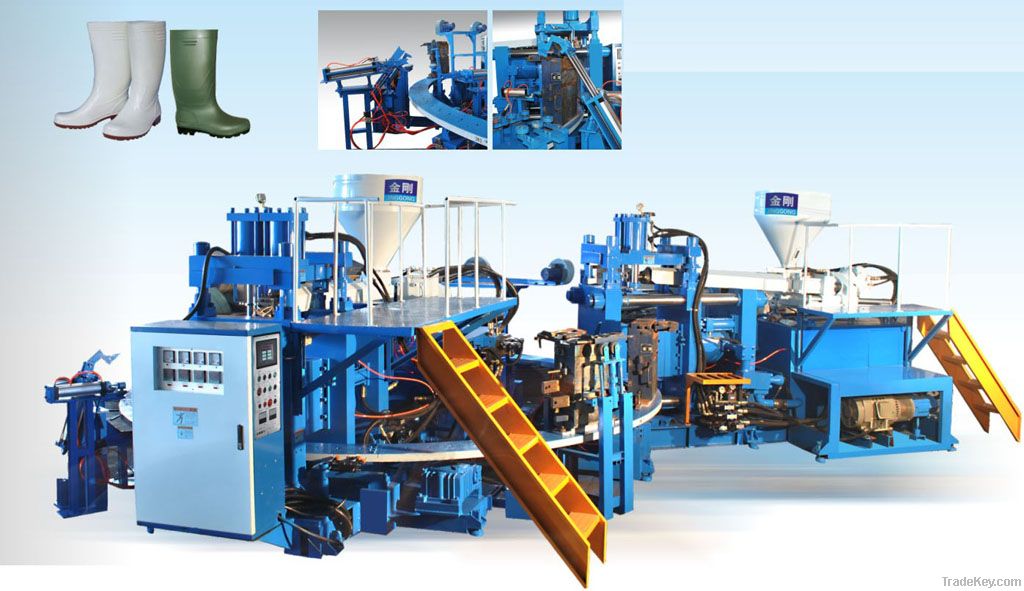 PVC safety boot making machine