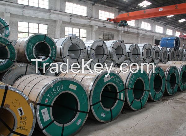 TISCO BAOSTEEL LISCO 304 stainless steel coil price per ton