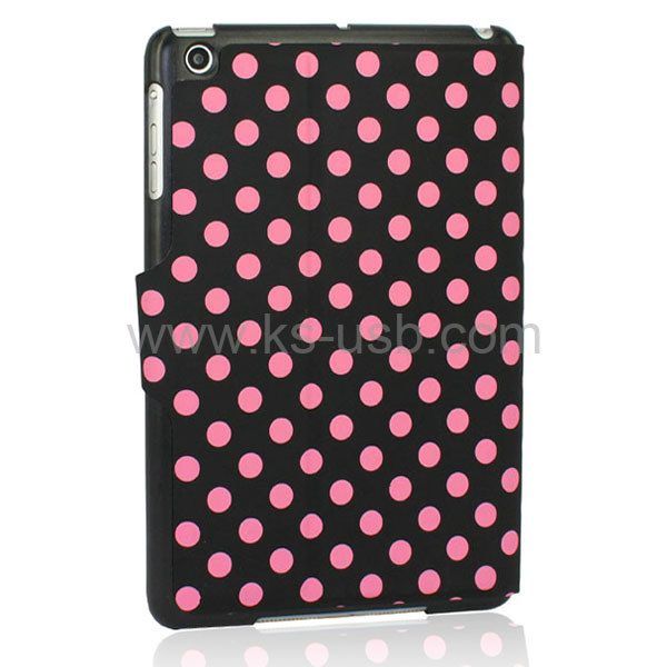 Dot Pattern Leather ipad mini Case for iPad Mini