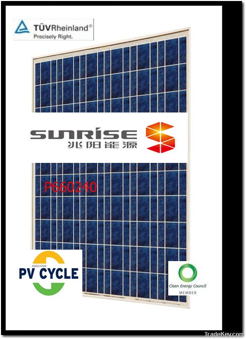 Poly 230w solar module