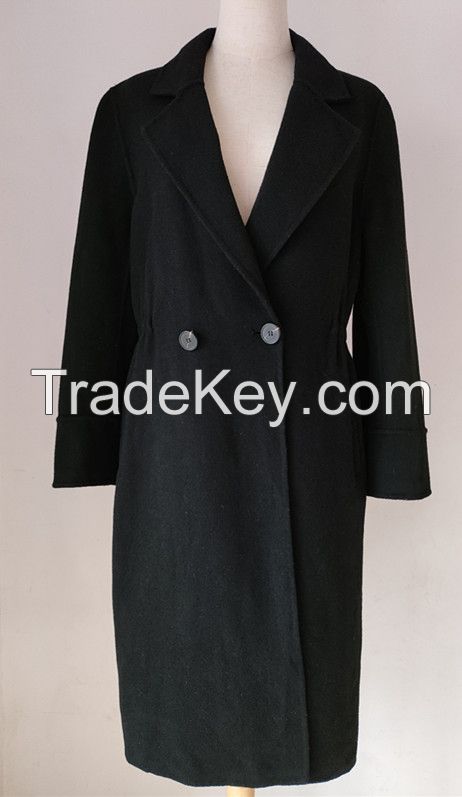 100% wool women's woolen coat