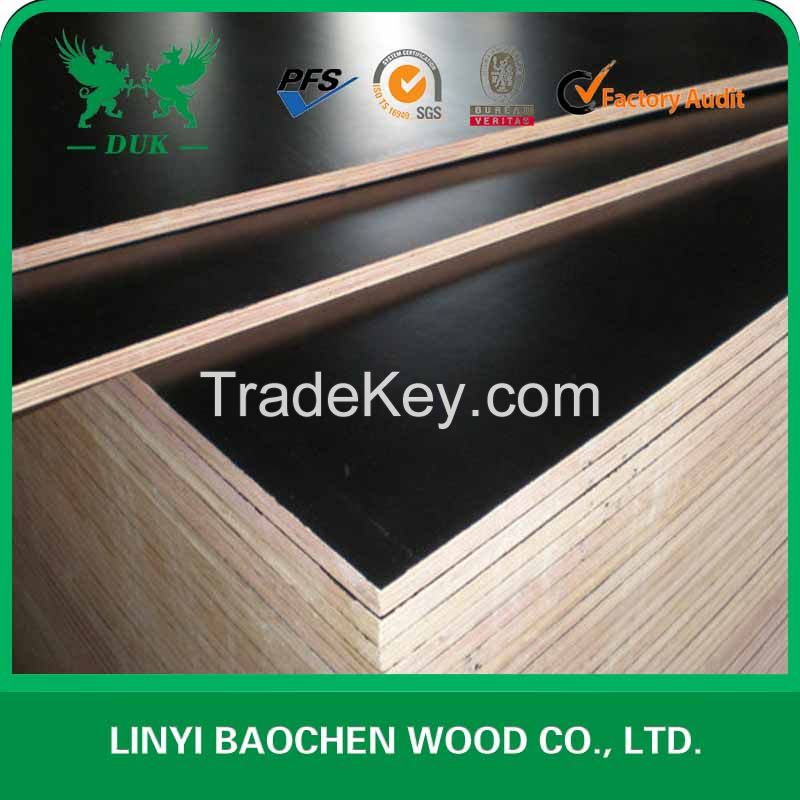 Exterior Grade 18mm film faced plywood for construction