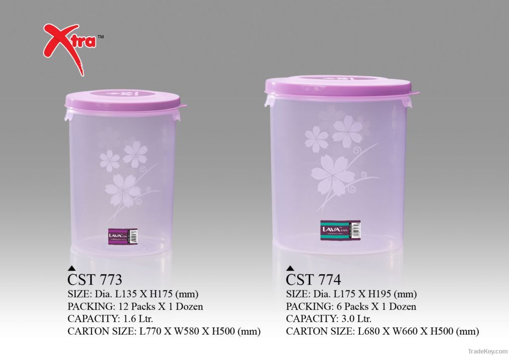 Air Tight 3.0 Liter Round Canister