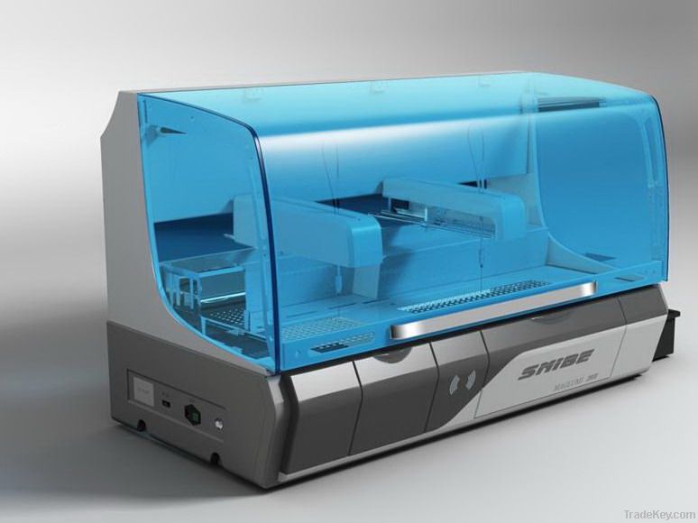 Automatic flash chemiluminescence immunoassay system