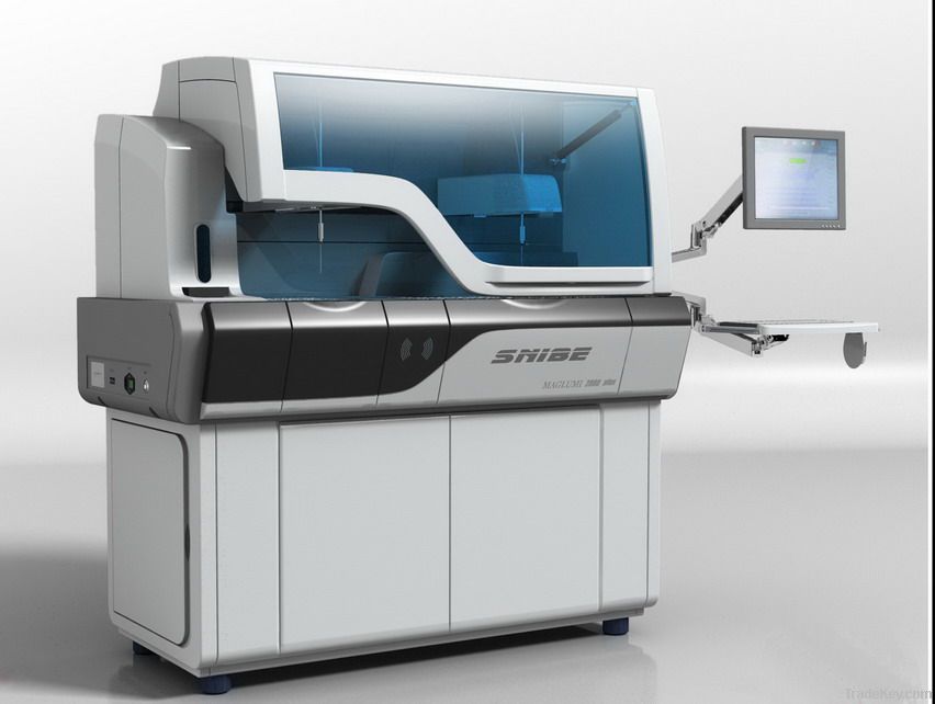 Automatic flash chemiluminescence immunoassay system