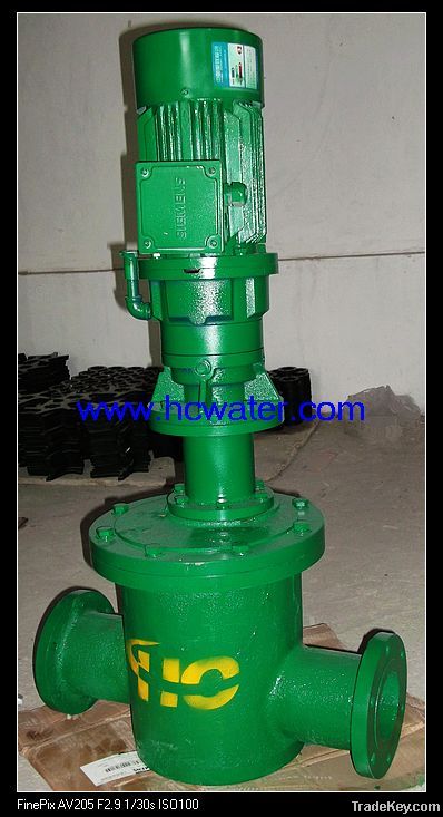 Pipeline wastewater grinder