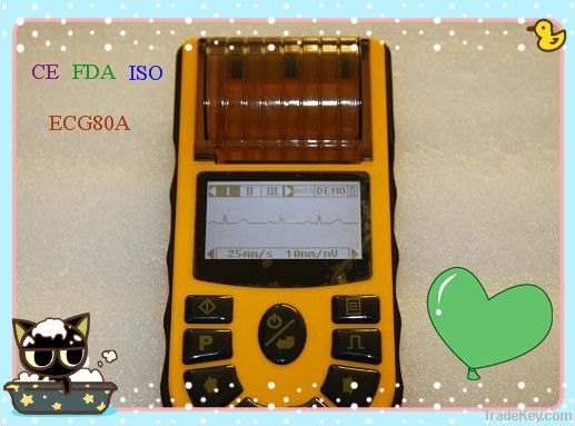 CE & FDA marked ecg 80a handheld automatic ECG machine