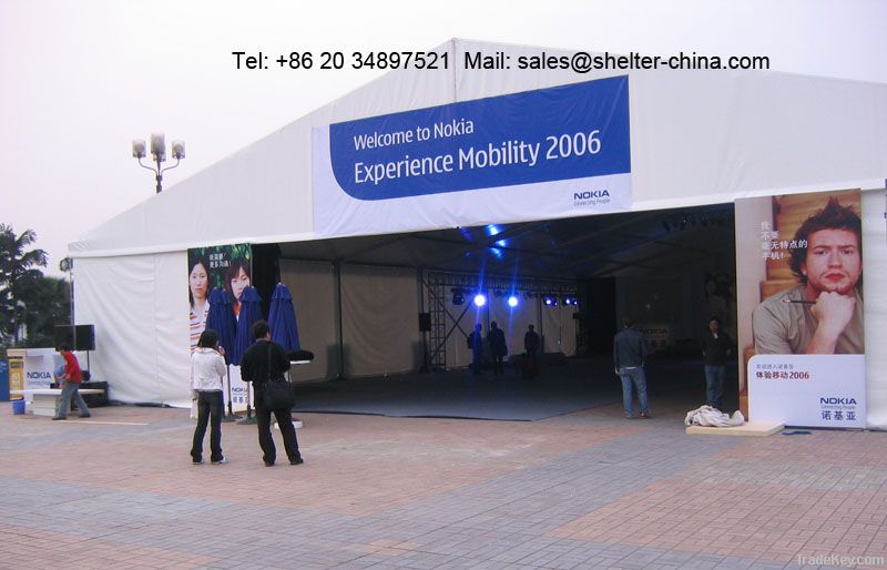 trade show equipment, trade show tent, large trade show tent, exhibition