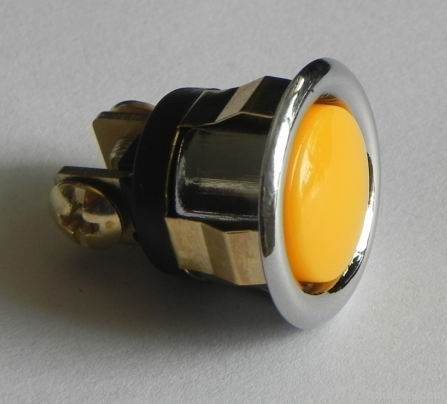 PS-01-silver-yellow doorbell push button switch