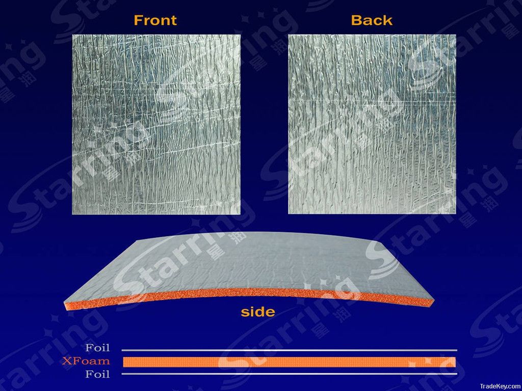 5T Aluminum foil EPE heat insulation for roof , wall, pipe