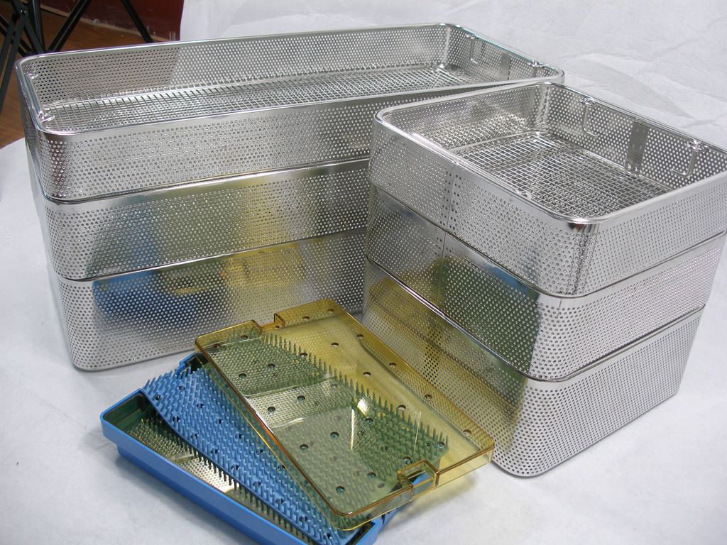 Medical Perforated Sterilization Basket(PW412)