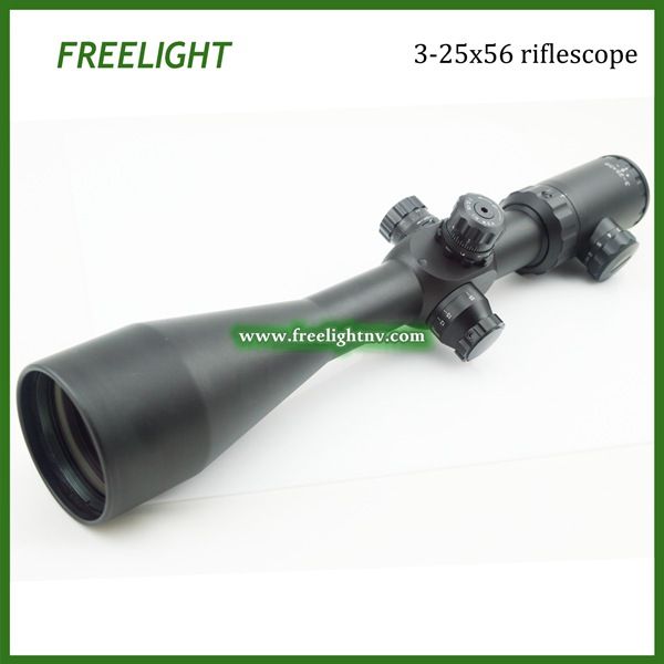 3-25x56 Side Focus riflescope, Mil Dot Reticle 30mm Tube, Tactical Hunting Rifle scopes Sight