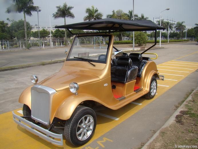 6-seat electric retro car