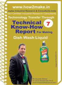 Technical know How report for making Dish Wash Liquid