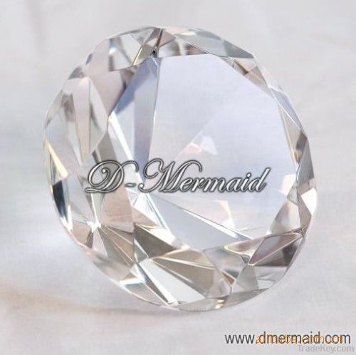 Crystal diamond paperweight, crystal diamond decoration