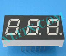 XL-TD104001 - 0.40-inch Three Digit LED 7-Segment Display