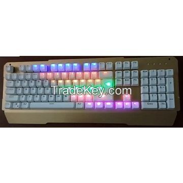 Mechanical keyboards with mixing light function