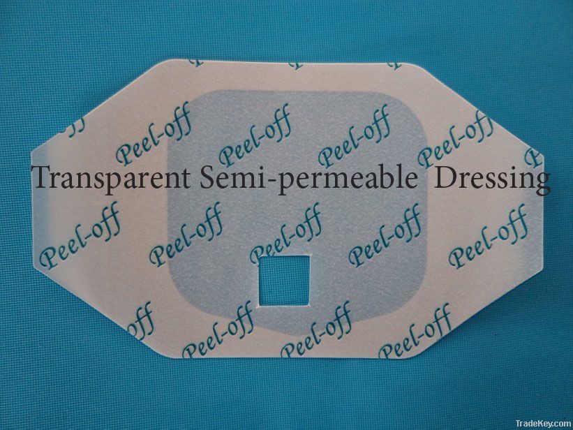 transparent semi-permeable dressing