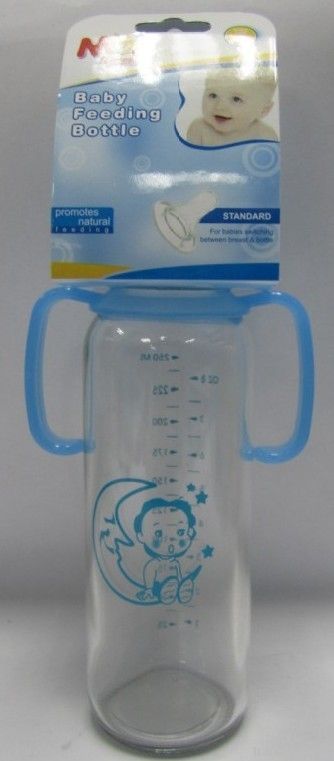 Glass feeding bottle