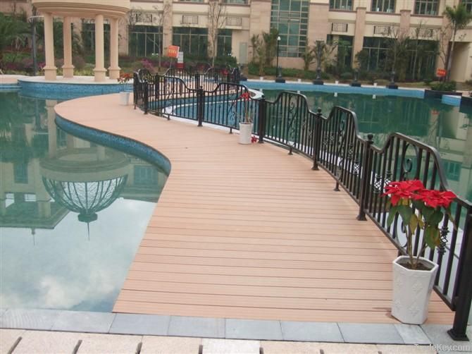 outdoor wood like flooring/decking (waterproof, anti-insect)