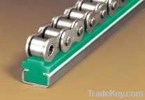 Chain guides for roller chains