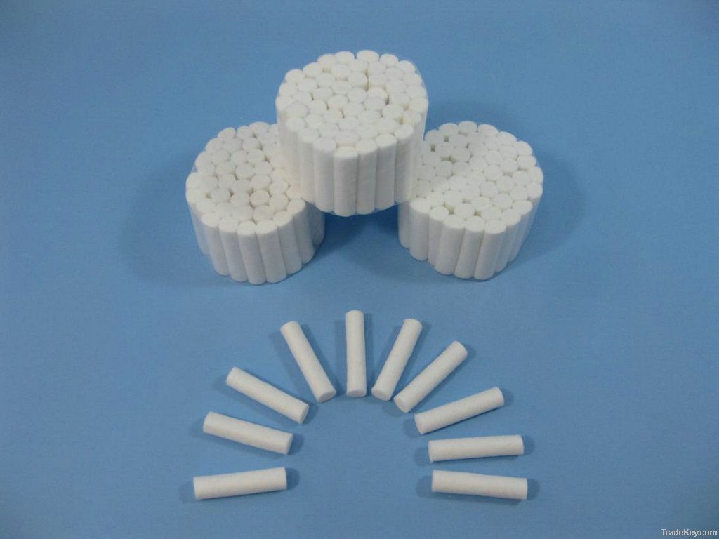 Dental cotton rolls