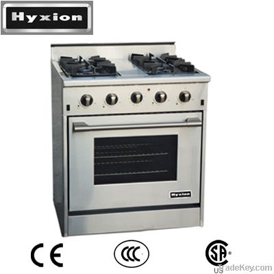 Gas oven range