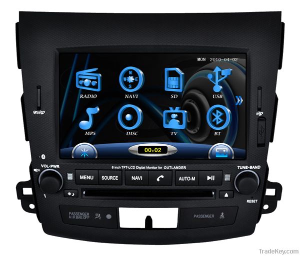 Car DVD Player, Car audio, In Car DVD, Car GPS for Mitsubishi