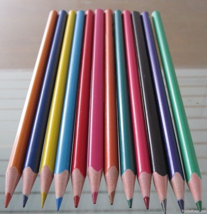 Resin color pencil of plastic