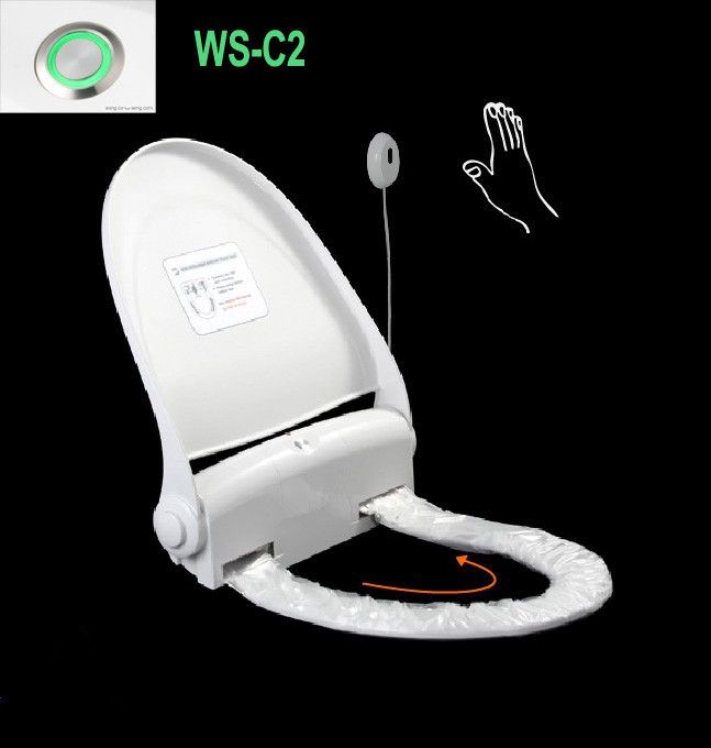 Automatic self clean toilet seat