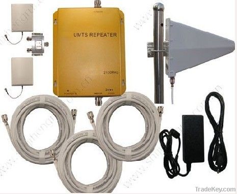 UMTS980 2100Mhz mobile phones signal repeaters with yagi cell phone