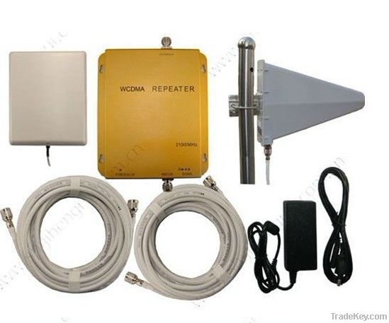 WCDMA 2100MHZ 3G mobile phones signal repeaters with yagi antenna