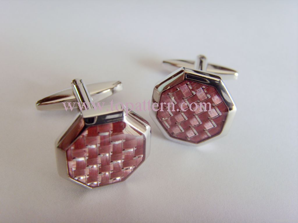 carbon fiber cufflink