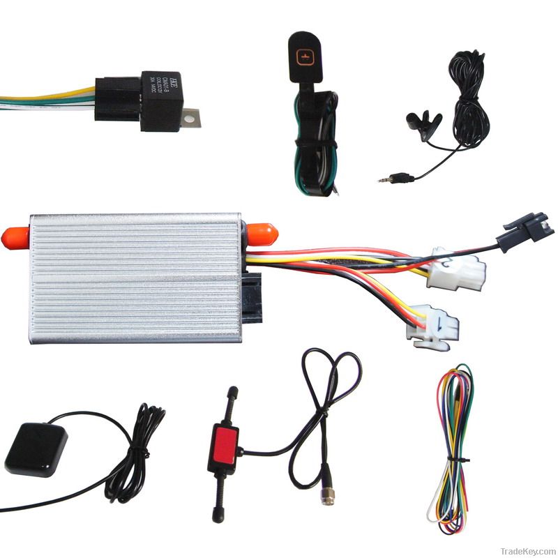 Vehicle GPS Tracker with SMS, google map, real time tracking software