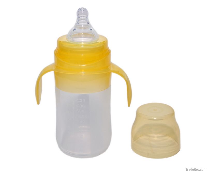 silicone baby feeding bottle