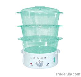 plastic electrical food steamer/steam cooker