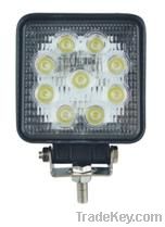 27W Square LED Work Light Off-road Vehicle Light