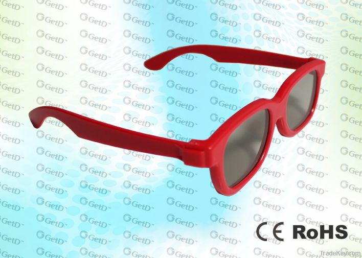 cheap cute colorful polarized 3D glasses for TVS