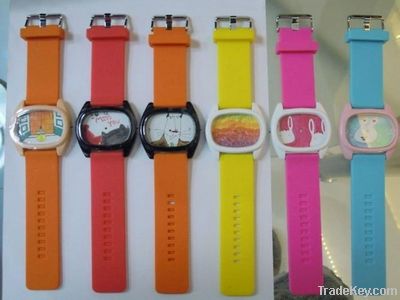 popular silicone kids watch oem design