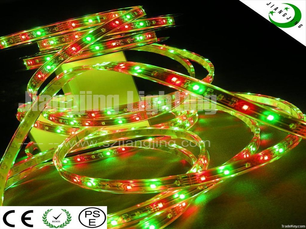 magic color 12V/24V 3528 waterproof RGB 5M/Roll led flexible strip lig